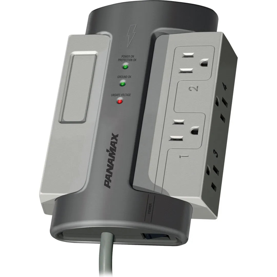 Panamax M4-EX 4-Outlet AV Surge Protector Transformer Spacing