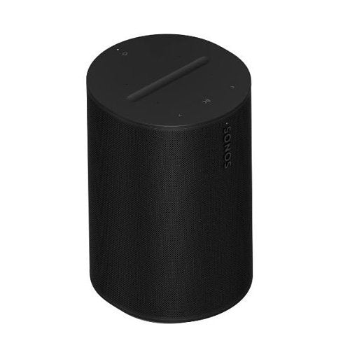 Sonos E10G1US1 Era 100 Rich Bass Smart Stereo Bluetooth Speaker Front Side Angle  Black