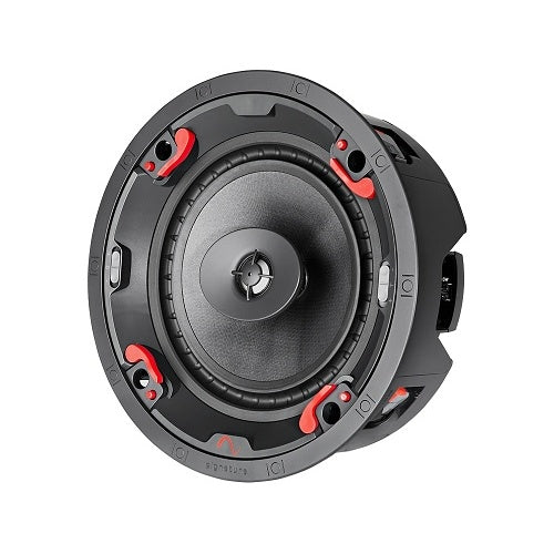 Episode Signature SIG-78-IC 8" In-Ceiling Premium Speaker
An 8-inch Episode Signature in-ceiling premium speaker with a honeycomb fiberglass woofer and titanium tweeter, featuring a black and red color scheme.
Side View