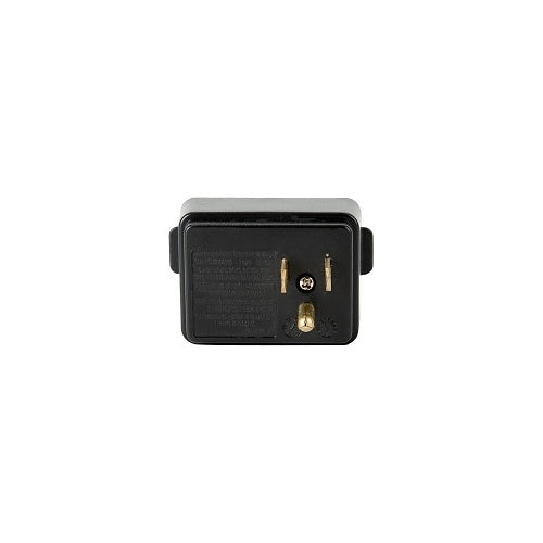 WattBox WB-200-1WT 1-Outlet Single Outlet Surge Protector Wall Tap
Black electrical plug on a white background