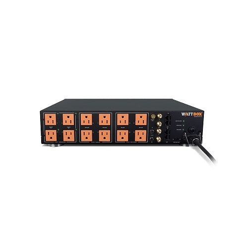 WattBox WB-600CH-SVCE-12 Power Conditioner 12-Outlet Safe Voltage Back Side