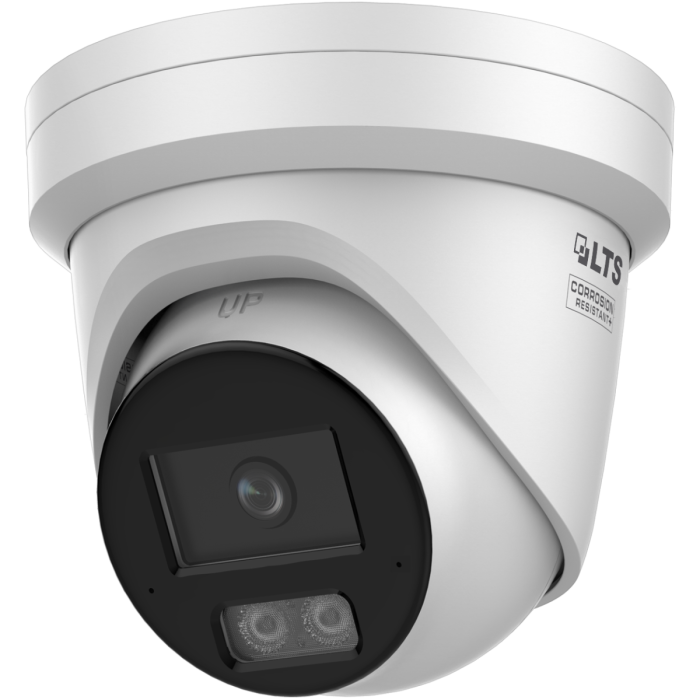 LTS LTCMIP3CD42WI-28AISP 4MP AI Full-Color 24/7 Turret Camera Right Side View